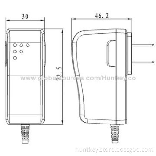 Wall-amount Adapter, Audio Noise-free Operating